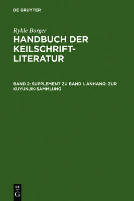 Book cover for Supplement zu Band I. Anhang: Zur Kuyunjik-Sammlung