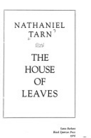 Cover of House of Leaves