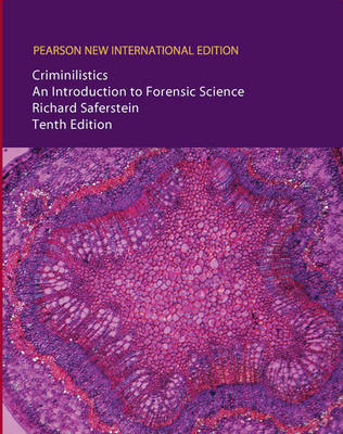 Book cover for Criminalistics:An Introduction to Forensic Science Pearson New International Edition, plus MyCrimeKit without eText