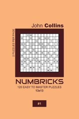 Cover of Numbricks - 120 Easy To Master Puzzles 13x13 - 1