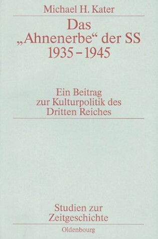 Cover of Das Ahnenerbe Der SS 1935-1945