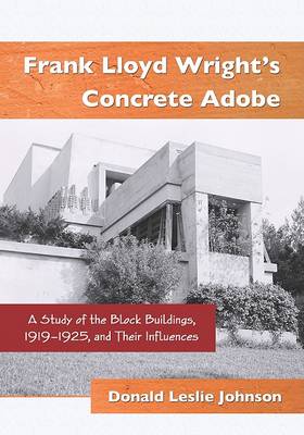 Book cover for Frank Lloyd Wright's Concrete Adobe