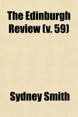 Book cover for The Edinburgh Review (Volume 59); Or Critical Journal