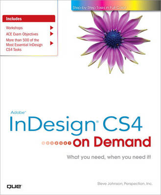 Book cover for Adobe InDesign CS4 on Demand