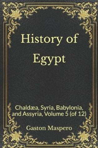 Cover of History of Egypt