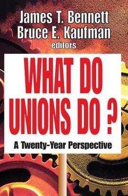 Book cover for What Do Unions Do?