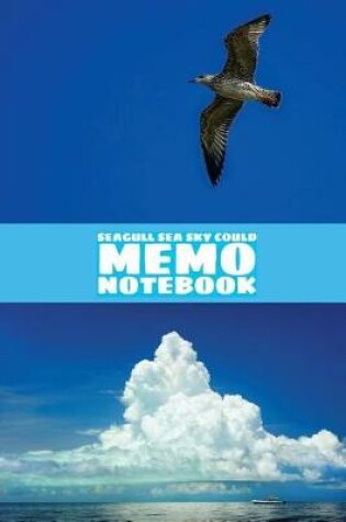 Cover of Seagull Sea Sky Could Memo Notebook