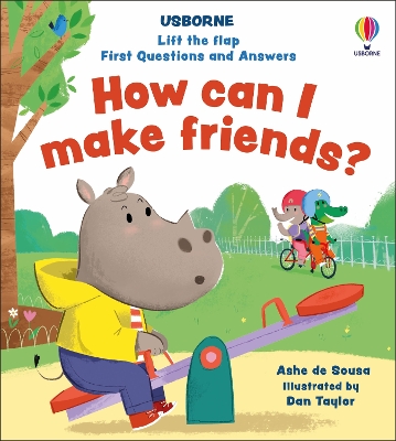 Book cover for Lift-the-flap First Questions and Answers How can I make friends?