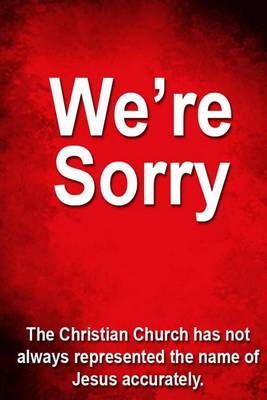 Book cover for We're Sorry
