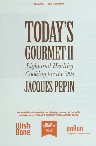 Cover of Today's Gourmet II