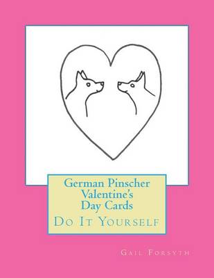 Book cover for German Pinscher Valentine's Day Cards