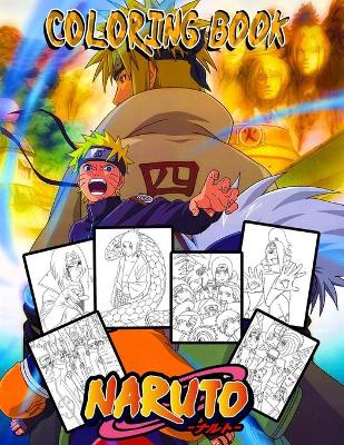 Book cover for Naruto Coloring Book