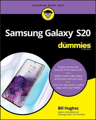 Book cover for Samsung Galaxy S20 For Dummies