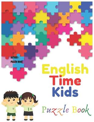 Book cover for English Time Kids Puzzle Book