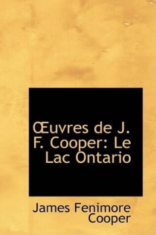 Cover of A'Uvres de J. F. Cooper