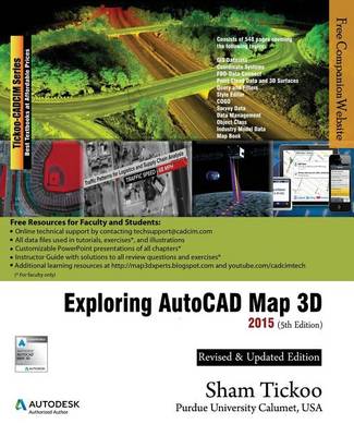 Book cover for Exploring AutoCAD Map 3D 2015