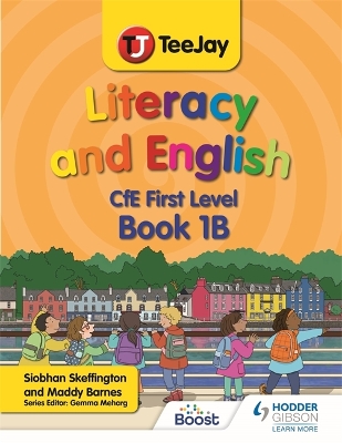 Book cover for TeeJay Literacy and English CfE First Level Book 1B