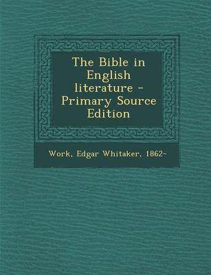 Book cover for Bible in English Literature