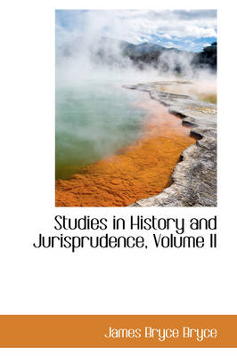 Book cover for Studies in History and Jurisprudence, Volume II