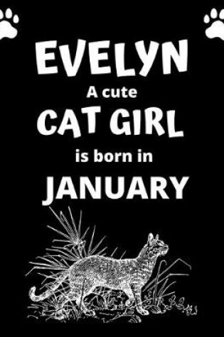 Cover of EVELYN a cute cat girl is born in January