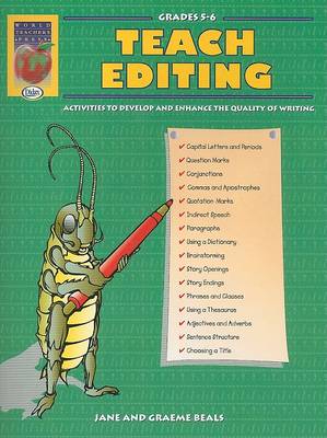 Book cover for Teach Editing, Grades 5-6