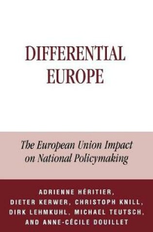 Cover of Differential Europe