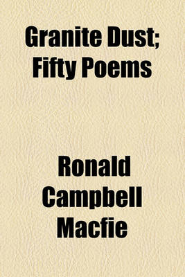 Book cover for Granite Dust; Fifty Poems