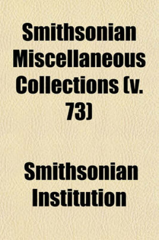 Cover of Smithsonian Miscellaneous Collections (V. 73)