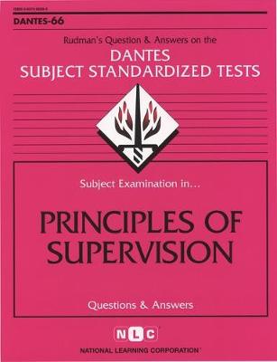 Book cover for Principles of Supervision