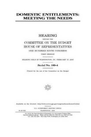 Cover of Domestic entitlements