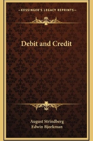 Cover of Debit and Credit