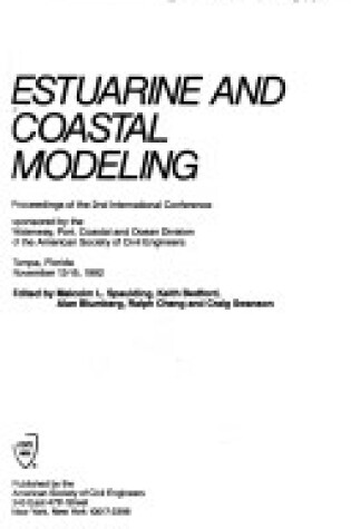 Cover of Estuarine and Coastal Modeling