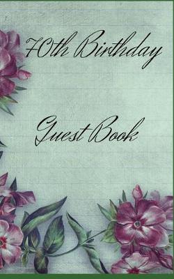 Book cover for 70th Birthday Guest Book