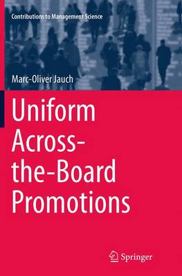 Cover of Uniform Across-the-Board Promotions