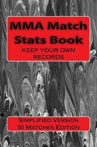 Cover of MMA Match Stats Book