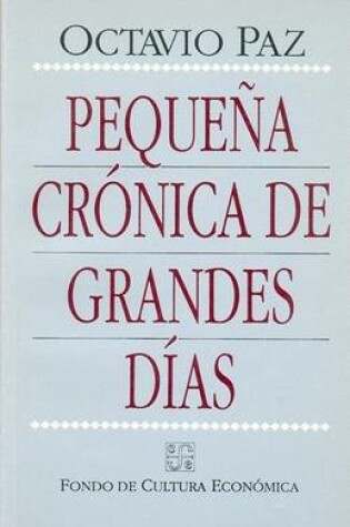 Cover of Pequena Cronica de Grandes Dias