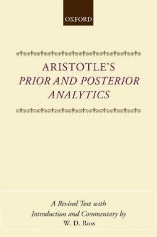 Cover of Aristotle's Prior and Posterior Analytics