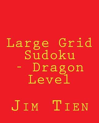 Book cover for Large Grid Sudoku - Dragon Level