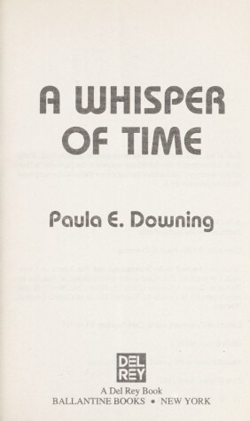 Book cover for A Whisper of Time