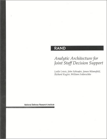 Book cover for Analytic Architecture for Joint Staff Decision Support