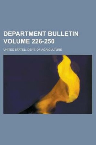 Cover of Department Bulletin Volume 226-250