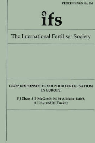 Cover of Crop Responses to Sulphur Fertilisation in Europe