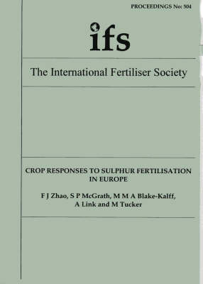 Book cover for Crop Responses to Sulphur Fertilisation in Europe