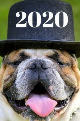 Cover of 2020 Weekly Planner With Bulldog Cover