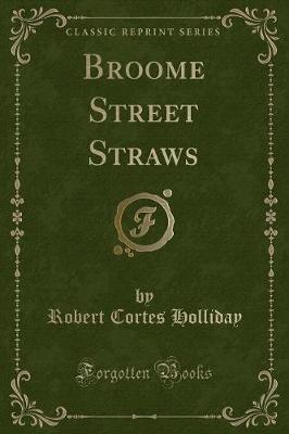 Book cover for Broome Street Straws (Classic Reprint)