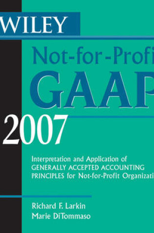 Cover of Wiley Not-for-Profit GAAP