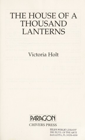 Book cover for The House of 1000 Lanterns