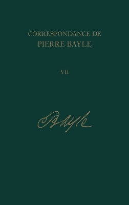 Cover of Correspondance de Pierre Bayle