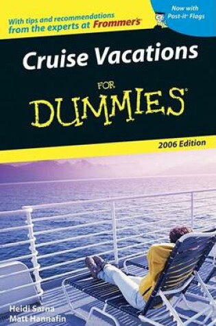 Cover of Cruise Vacations For Dummies