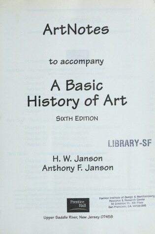 Cover of ArtNotes